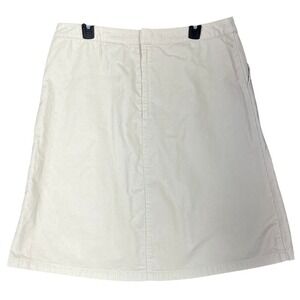 Eddie Bauer Corduroy Skirt Size 14 Pleated Knee Length Cottagecore Folkcore